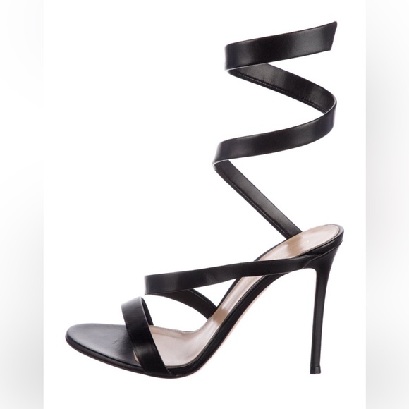 Gianvito Rossi Shoes - GIANVITO ROSSI Leather Gladiator Sandal Heels
